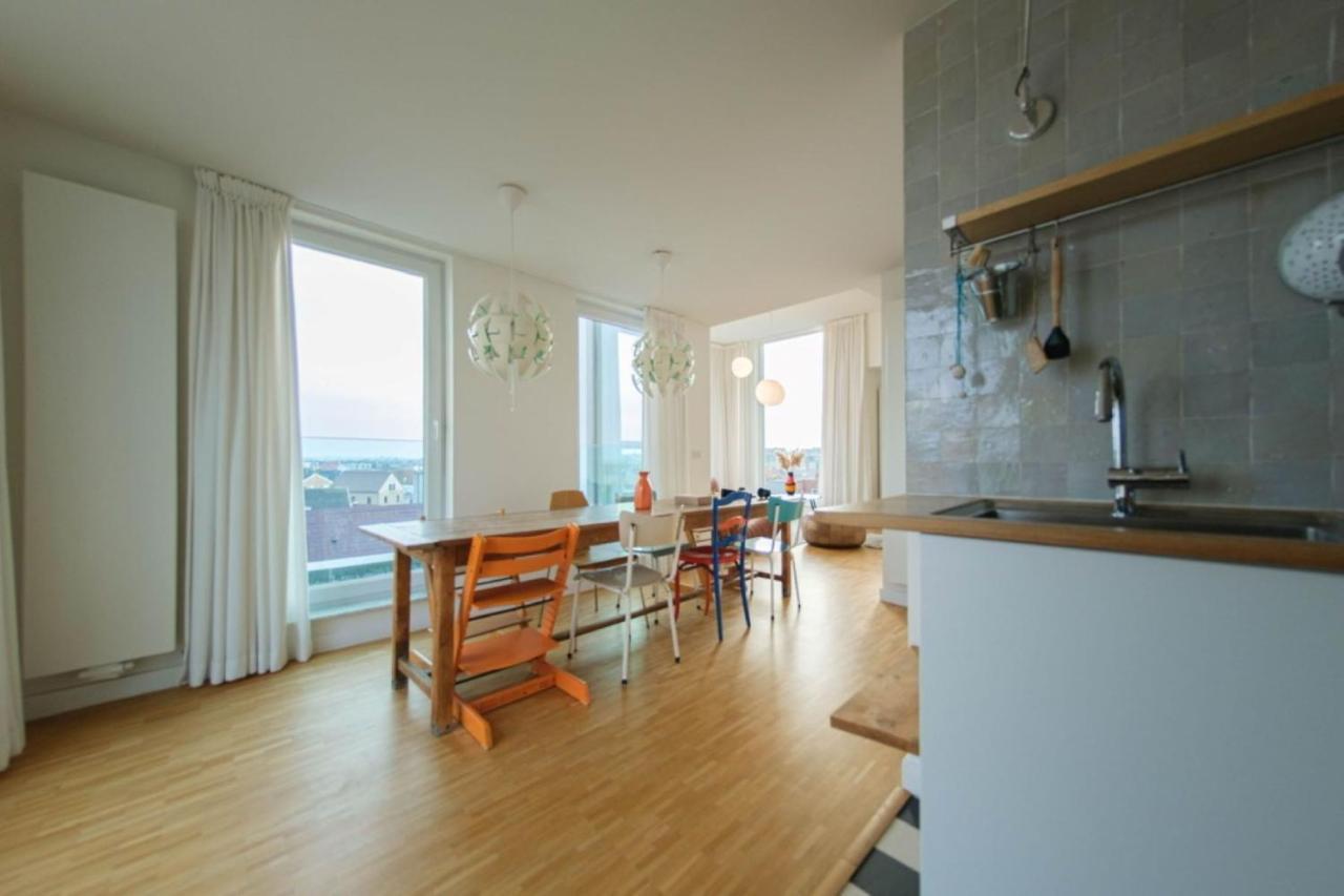 Apartament Stijlvolle En Lichtrijke Design Penthouse Met Prachtig Uitzicht Te Wenduine De Haan Zewnętrze zdjęcie